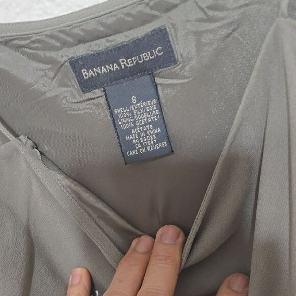 Banana Republic y2k Green Buttoned Slip Dress for Cocktail - Picture 2 of 9